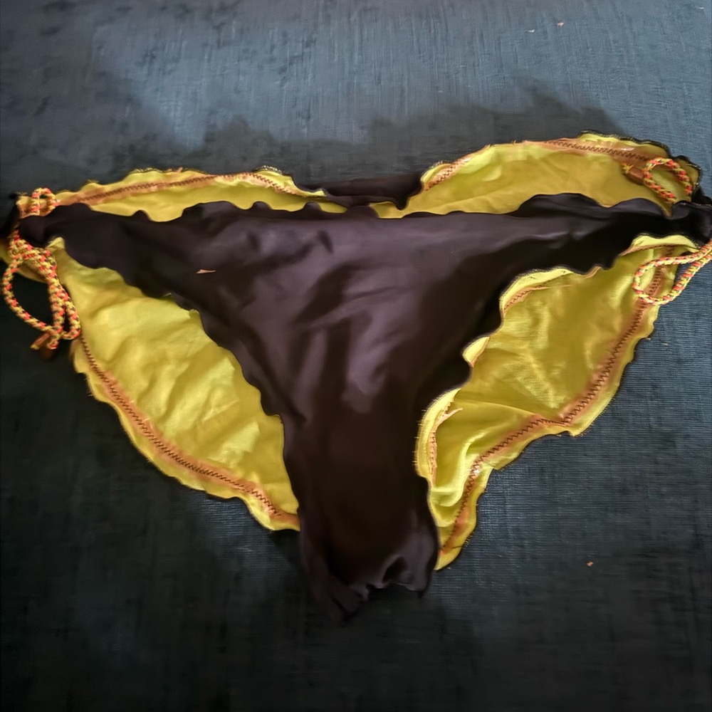 Black Rouched Butt Bikini Bottom